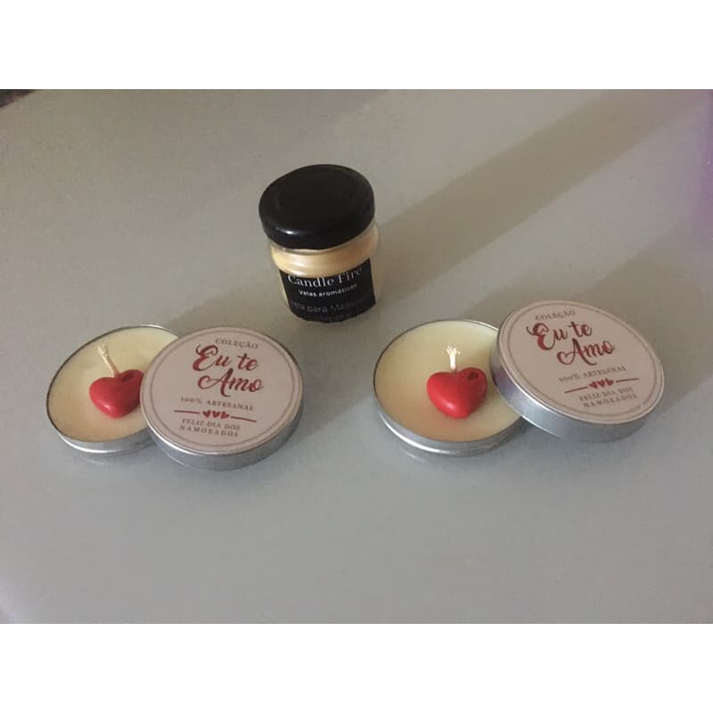 kit Vela de Massagem 2 Velas aromaticas, coleção dia dos namorados, 1 vela de massagem,presente lembrança.