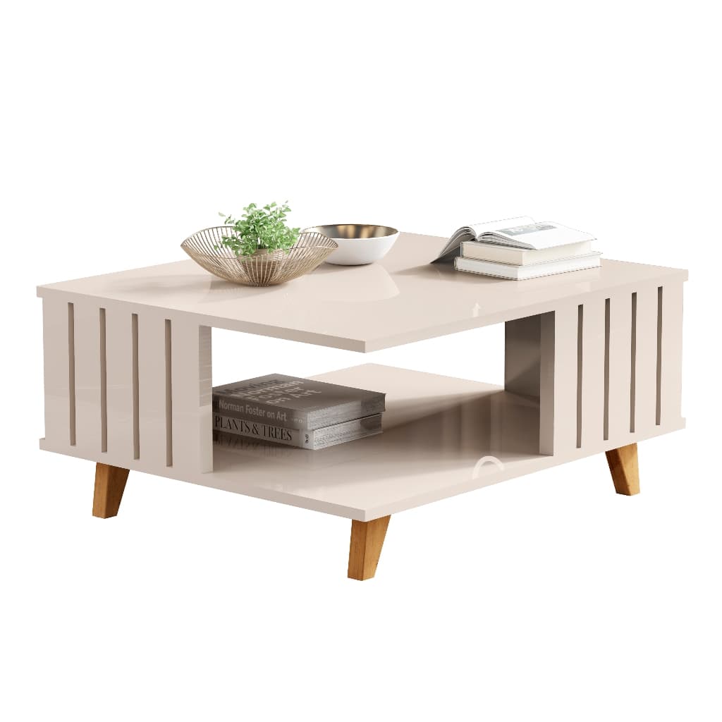 Mesa de Centro Açai para Decoracao de Sala em Madeira