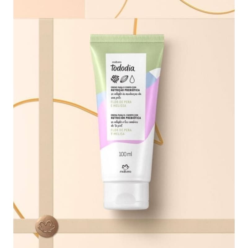 Creme Nutritivo Para O Corpo Tododia Flor De Pera E Melissa