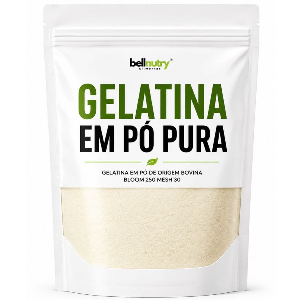 Gelatina Pura Natural Sem Sabor Pura Incolor 2kg