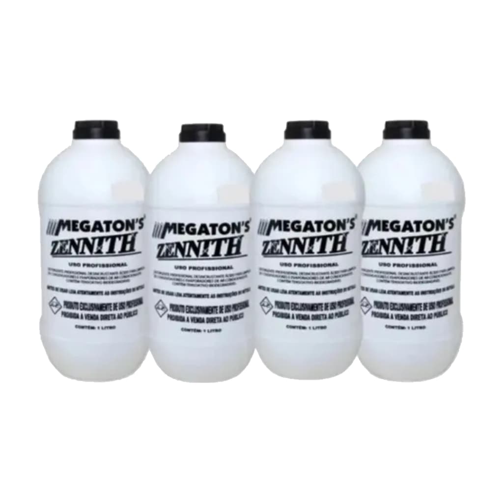 Zenith Produto De Limpeza P/ Ar Condicionado Kit C/ 4