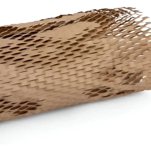 Papel Colmeia Kraft 38x50cm Kit 20 Folhas Pardo Protecao Fragil Ecommerce Reciclavel Biodegradavel Substituto Plastico