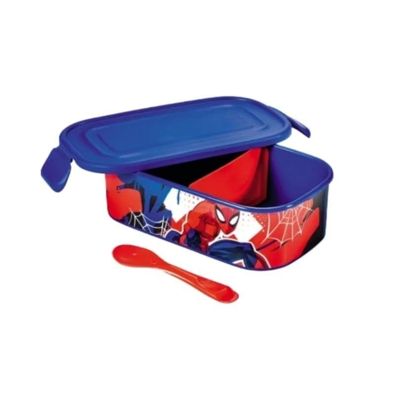 Pote Marmita Infantil Homem Aranha com trava 600ml Avon