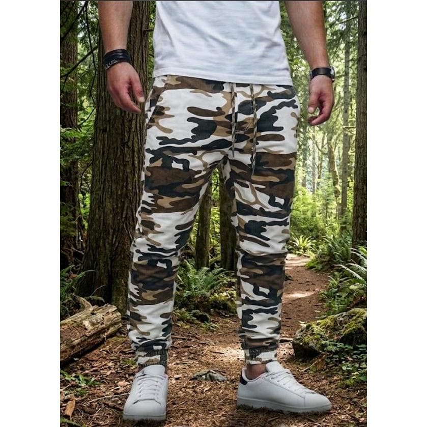 Calça Jogger Masculina  Modelos Exclusivos de Jogger Camuflada Calça Do Exercito