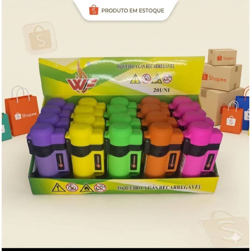 Kit 5 Maçaricos Emborrachados Recarregável