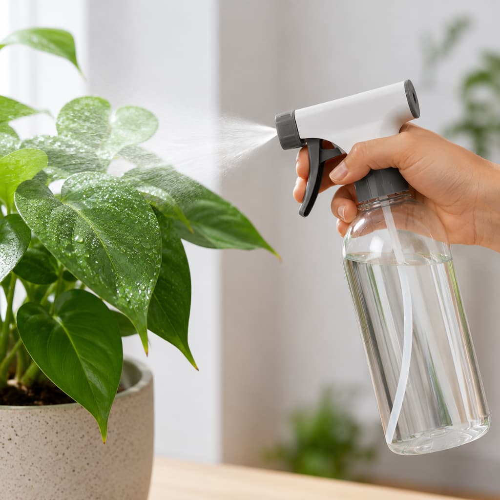 Borrifador Spray Pulverizador Multiuso Organização Lavanderia Limpeza 500ml Ou Flow Bege