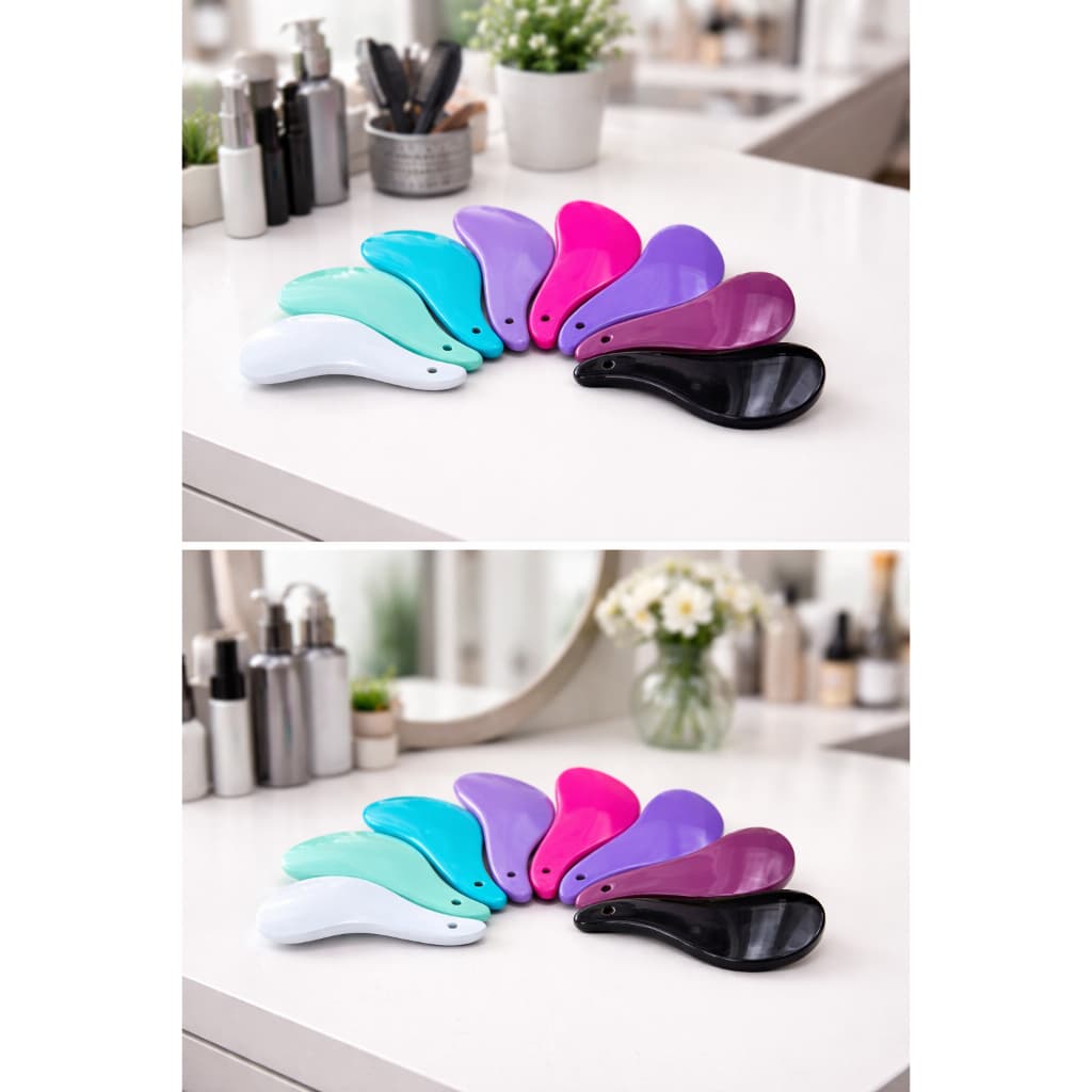 Kit com 30 Escovas Mágica cabelos desenbaraçados  antifrizz design moderno e anatômico brinde presente