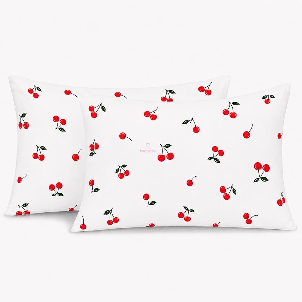Kit Par de Fronhas 100% Algodão 70 x 50 cm Percal 180 Fios Com Zíper Toque Macio Decoração Cama Quarto Percal