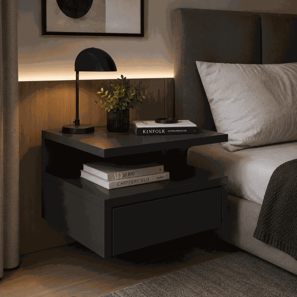 Mesa de Cabeceira com Gaveta- Escritório/Quarto/Sala/Organização