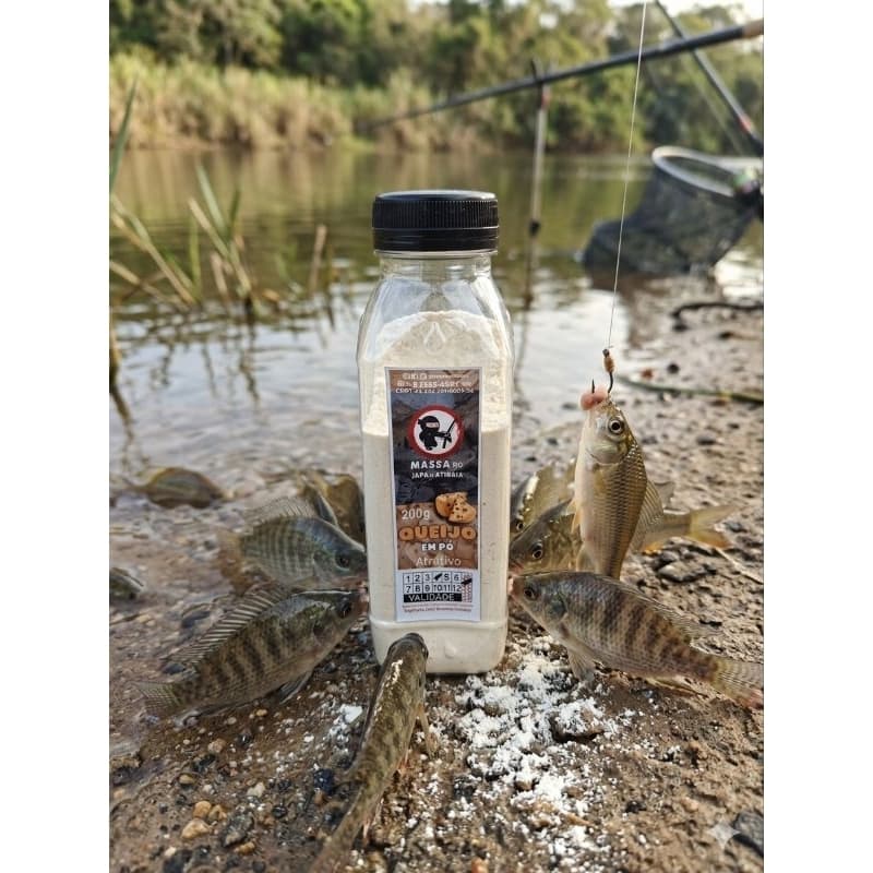 Pesca pô atrativo de queijo para turbinar suas massas