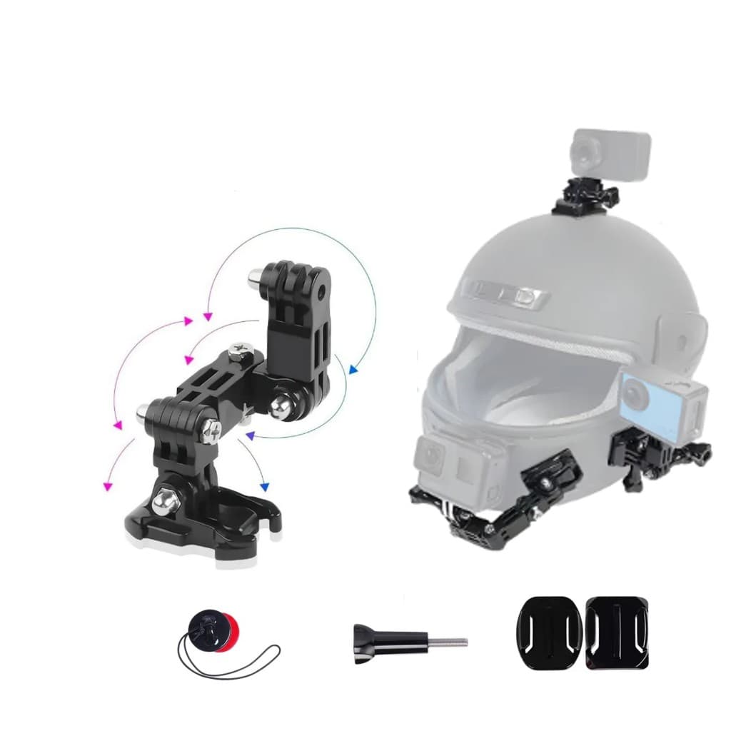 Suporte Lateral Para Capacete Câmera GoPro