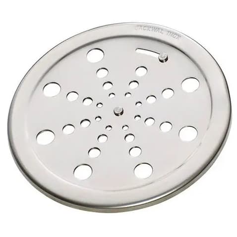 Grelha Redonda Jackwall Aço Inox com Fecho 150mm
