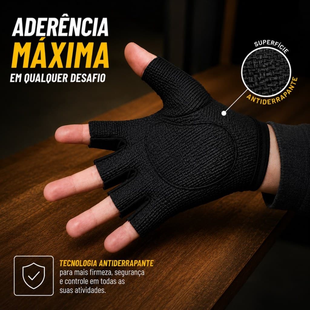 Luva Academia Antiderrapante Musculação Treino Crossfit Fitness Feminina Masculina