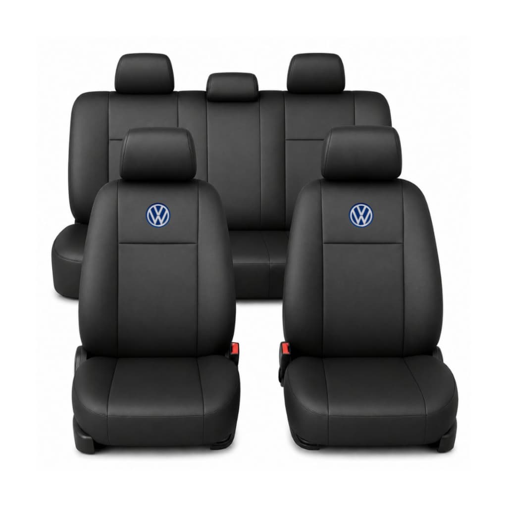 Capa Para Banco Carro Couro Automotivo Volkswagen Gol Polo Virtus Tcross Nivus Saveiro Golf