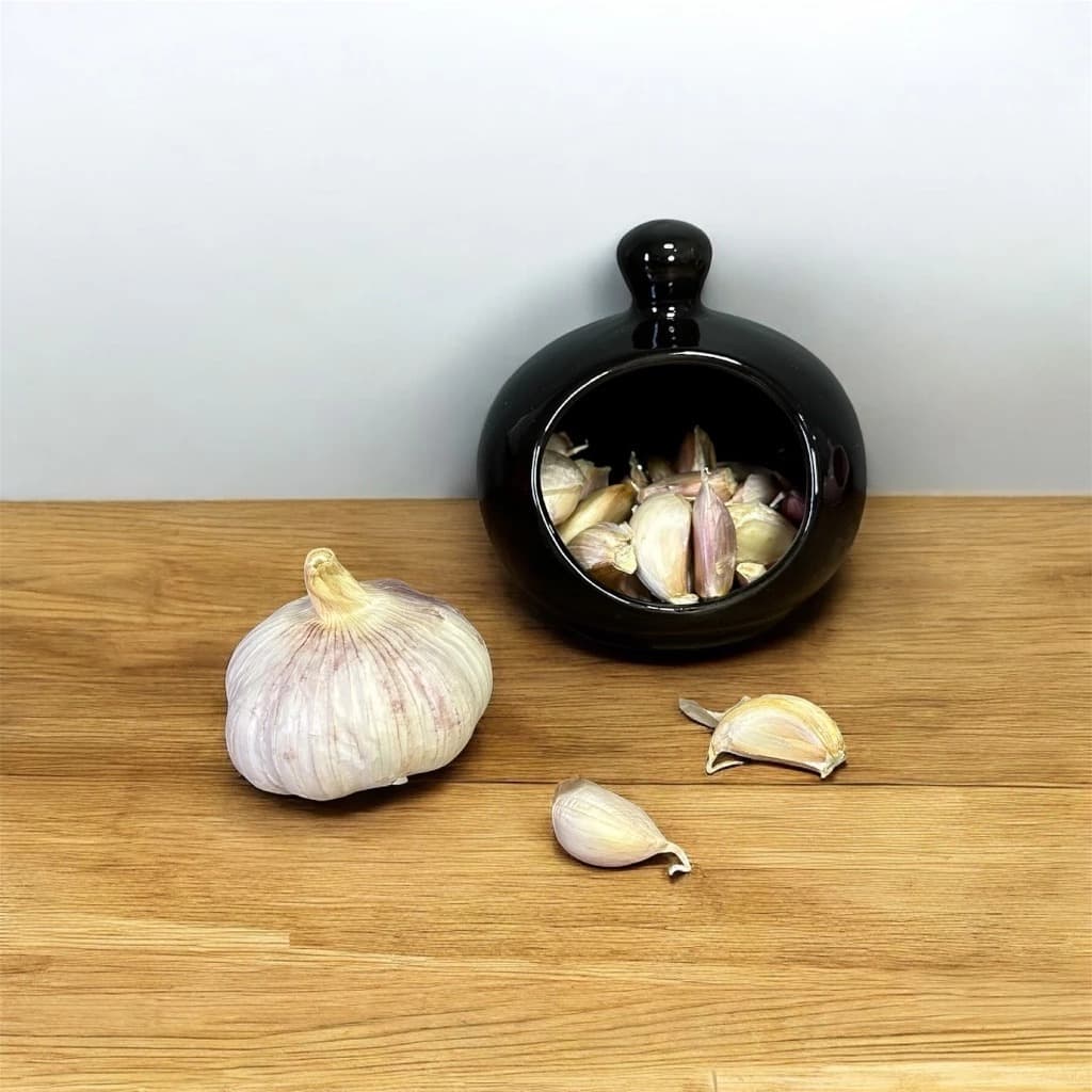 Porta Alho ou Saleiro Gourmet Cerâmica.
