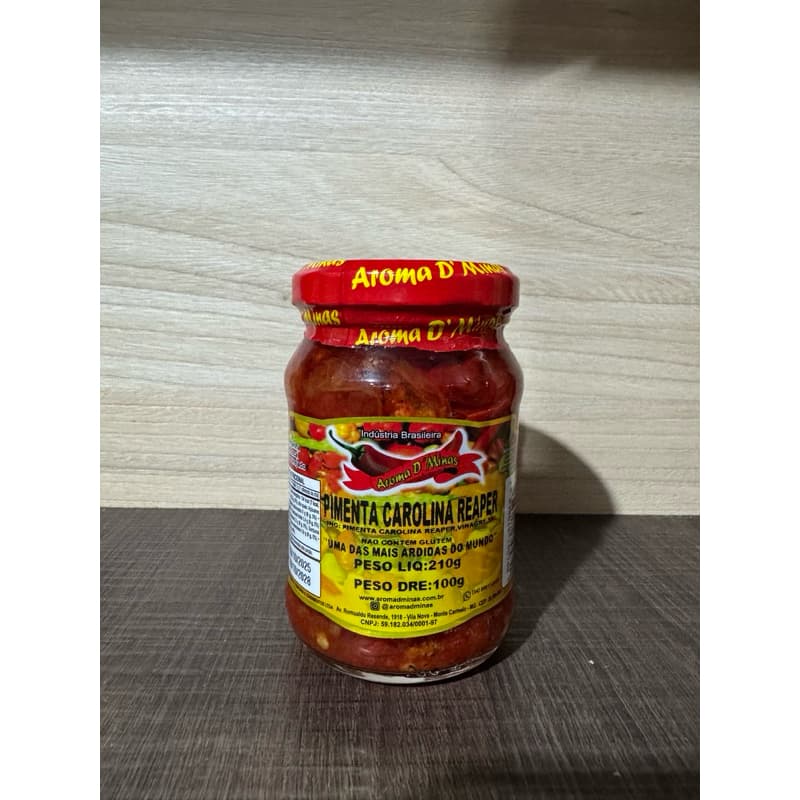 Carolina Reaper em conserva vinagre 100g