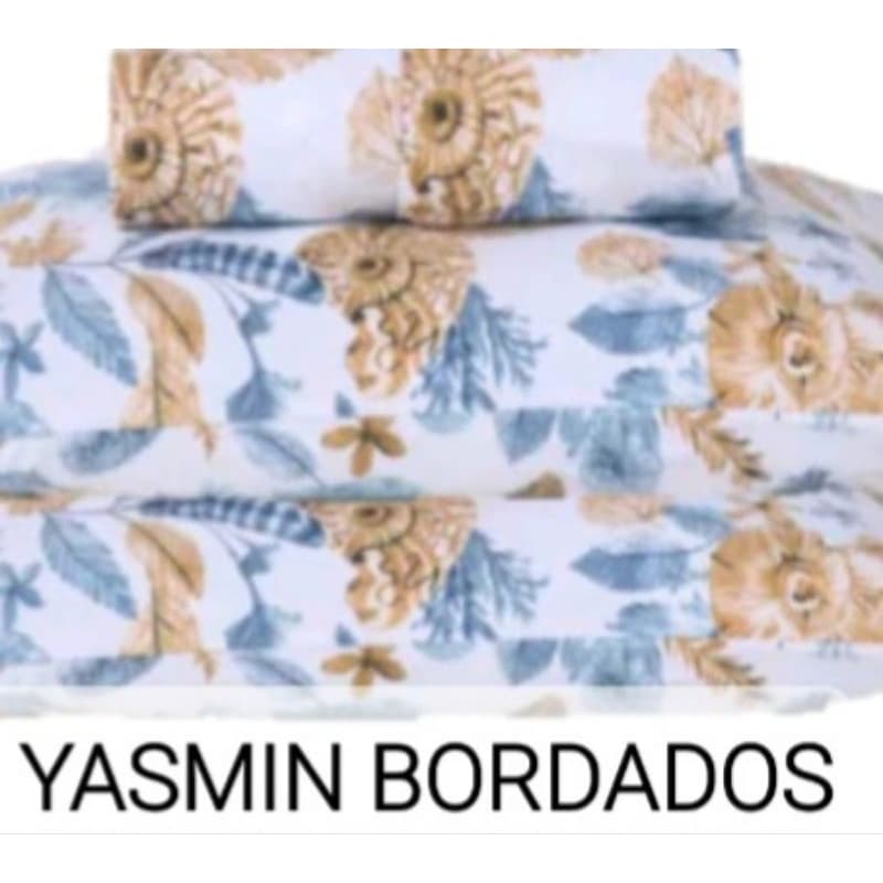 Jogo de cama 3 peças Queen Lençol Com Bainha Sem Elástico e 2 Fronhas Cama Posta Percal Algodão