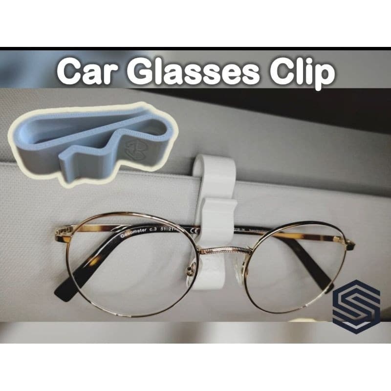 Suporte Para Óculos Carro Quebra Sol Veicular Clips