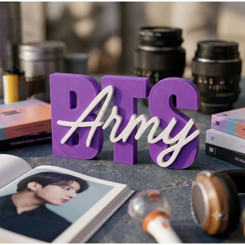 BTS Army - Letreiro Decorativo