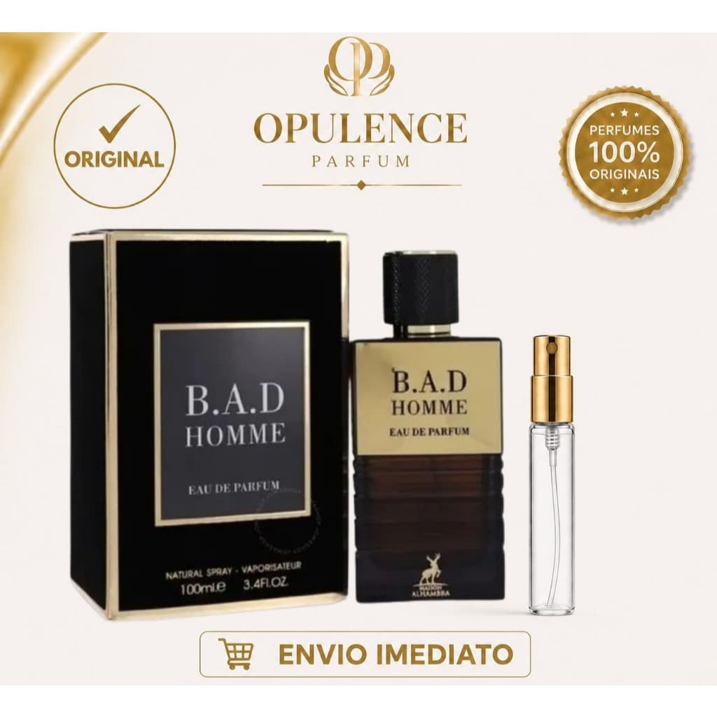 Perfume Bad Homme Maison Alhambra - Perfume Arabe Original Masculino