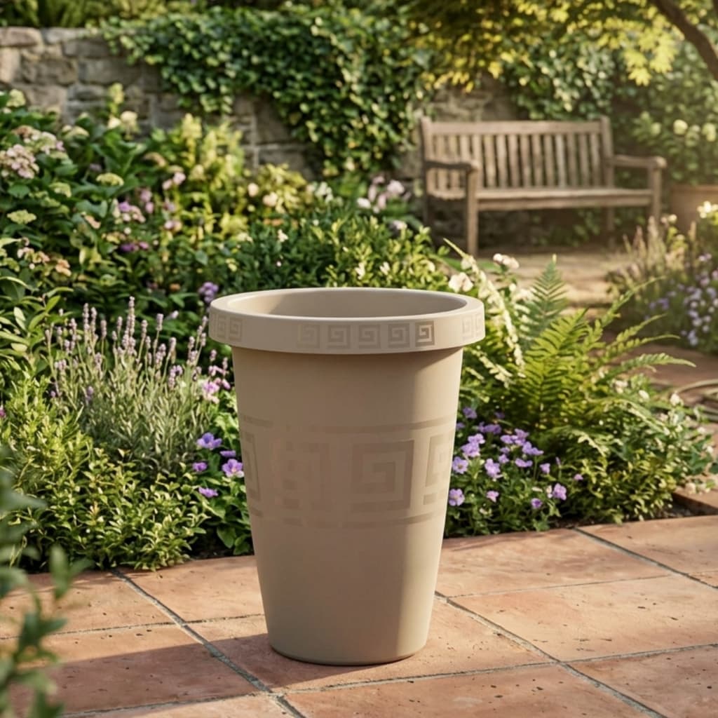 Vaso De Flor 21 Litros Flores Hortaliças Plantas Vaso Coluna Reforçado Redondo Vaso Grande
