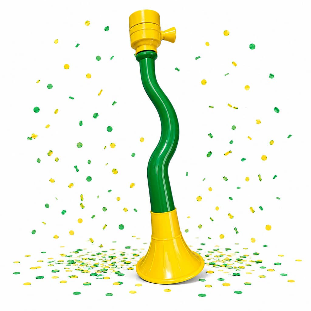Corneta Vuvuzela Copa do Mundo Brasil 2026
