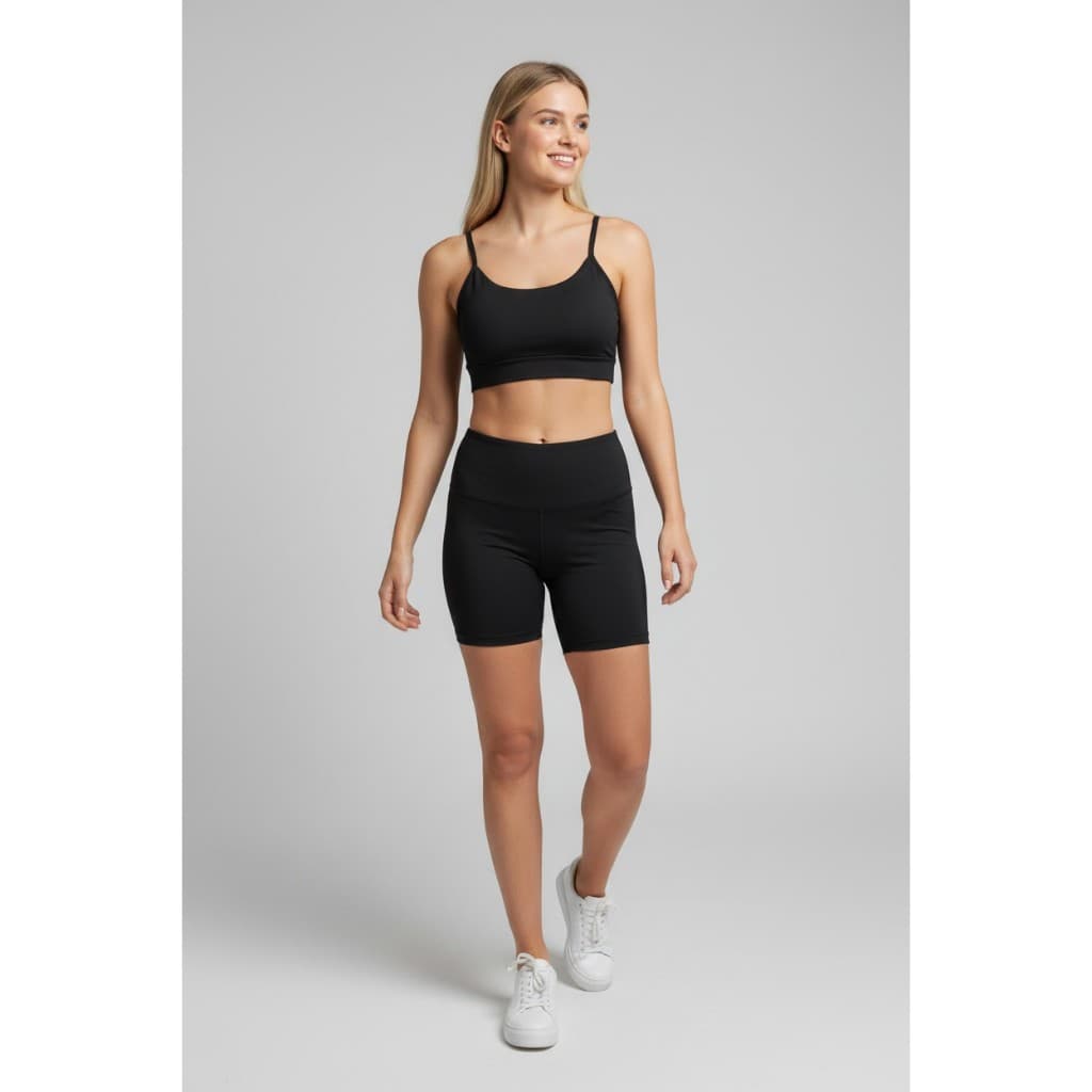 Conjunto Short E Top Para Academia Zero Transparência