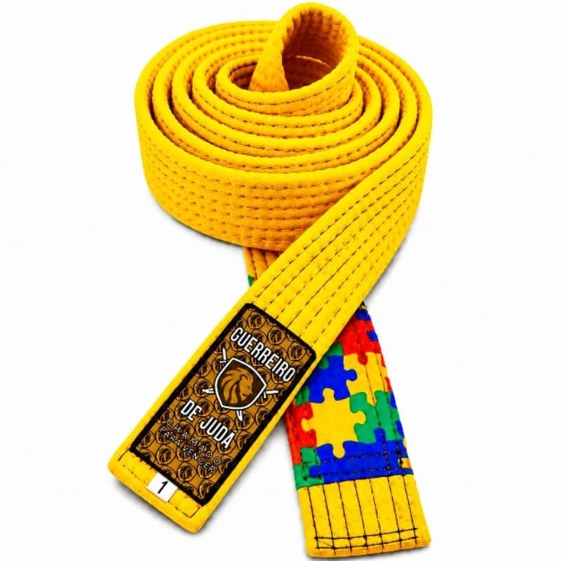 Faixa amarela de jiu-jitsu/autismo