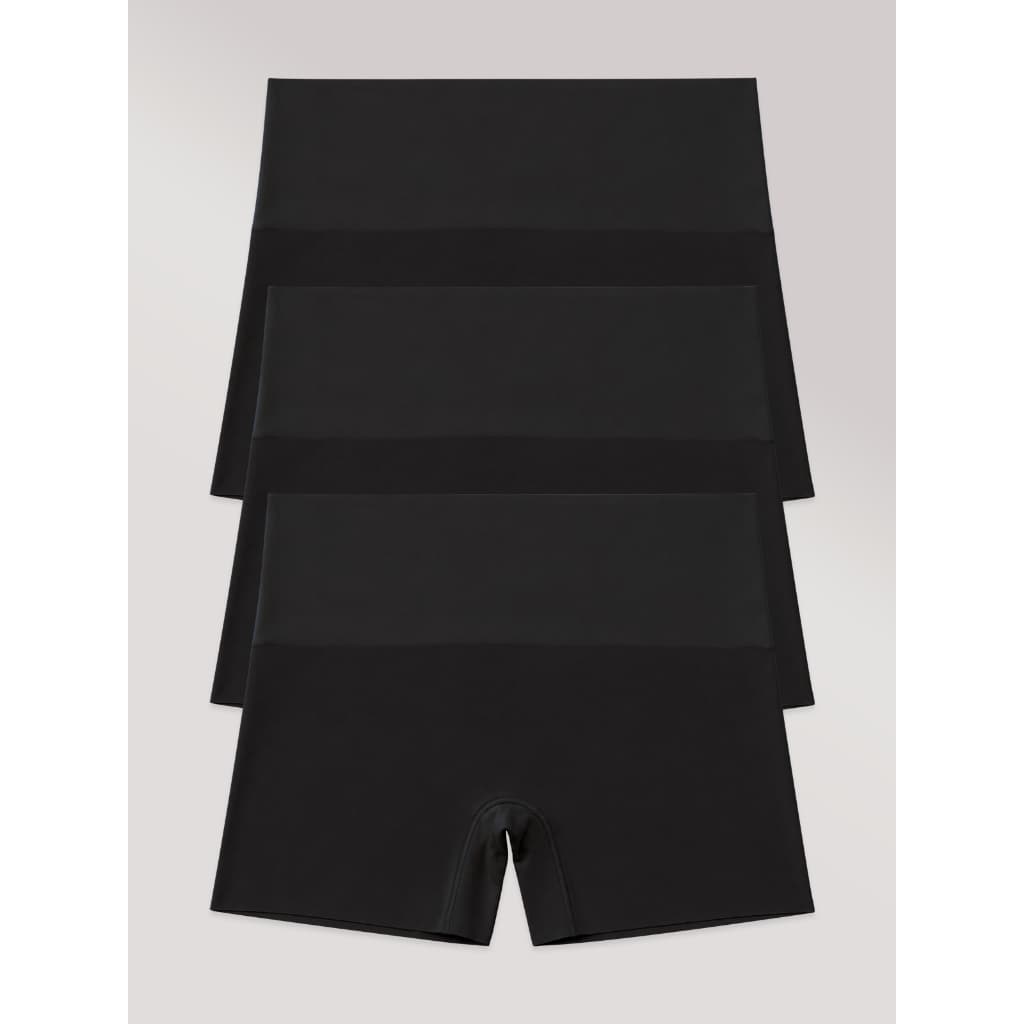 Kit com 3 Calcinhas Boxer Redutora Sem Costura Segunda Pele
