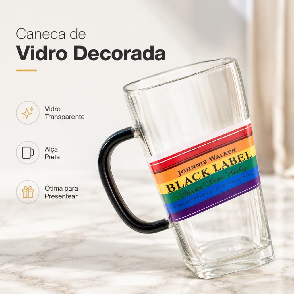 Caneca Black Label LBGT