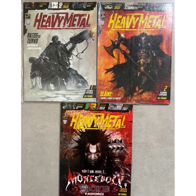 Kit 03 hq Heavy Metal- Editora Mythos (novas)