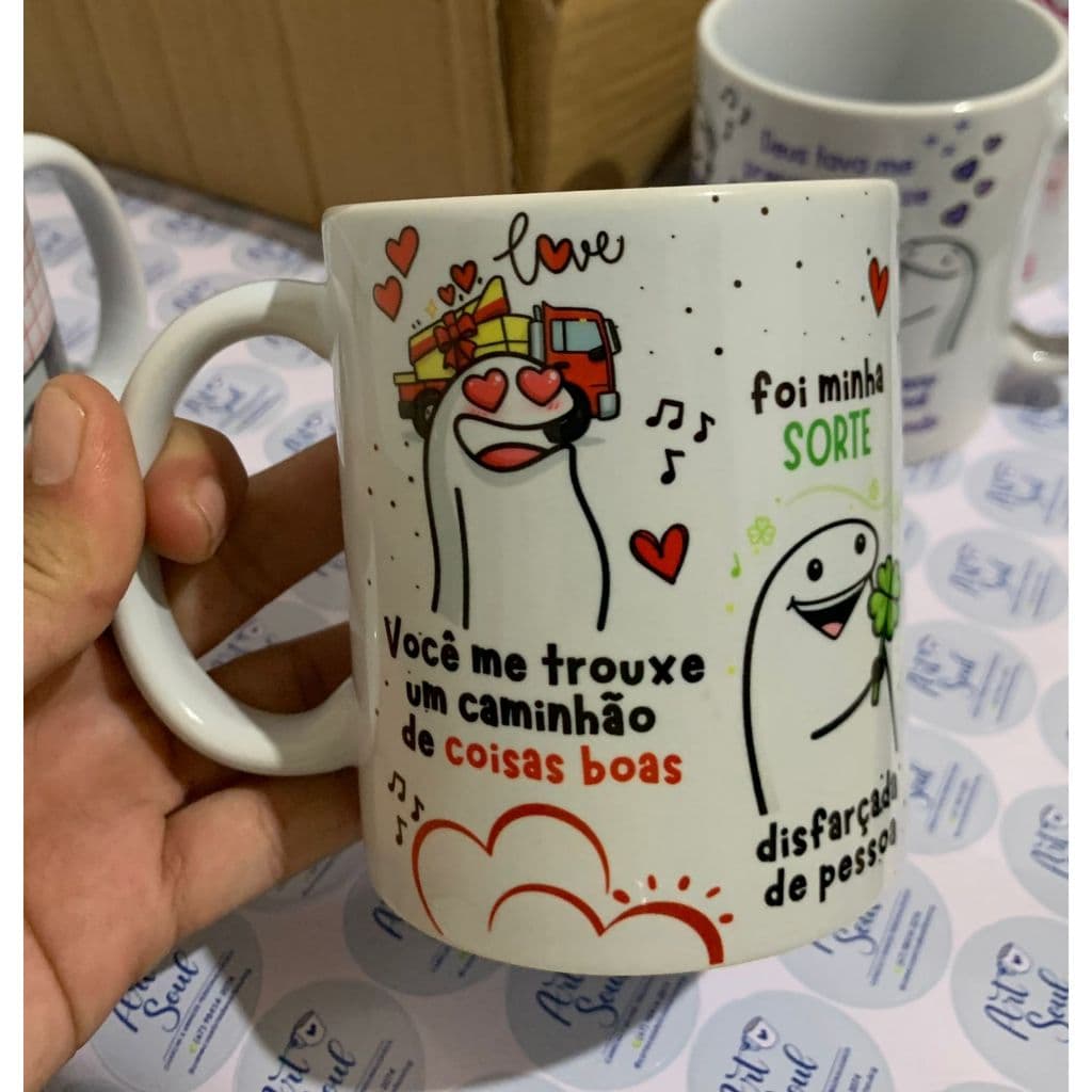 Caneca personalizada - Você me trouxe um caminhão de coisas boas