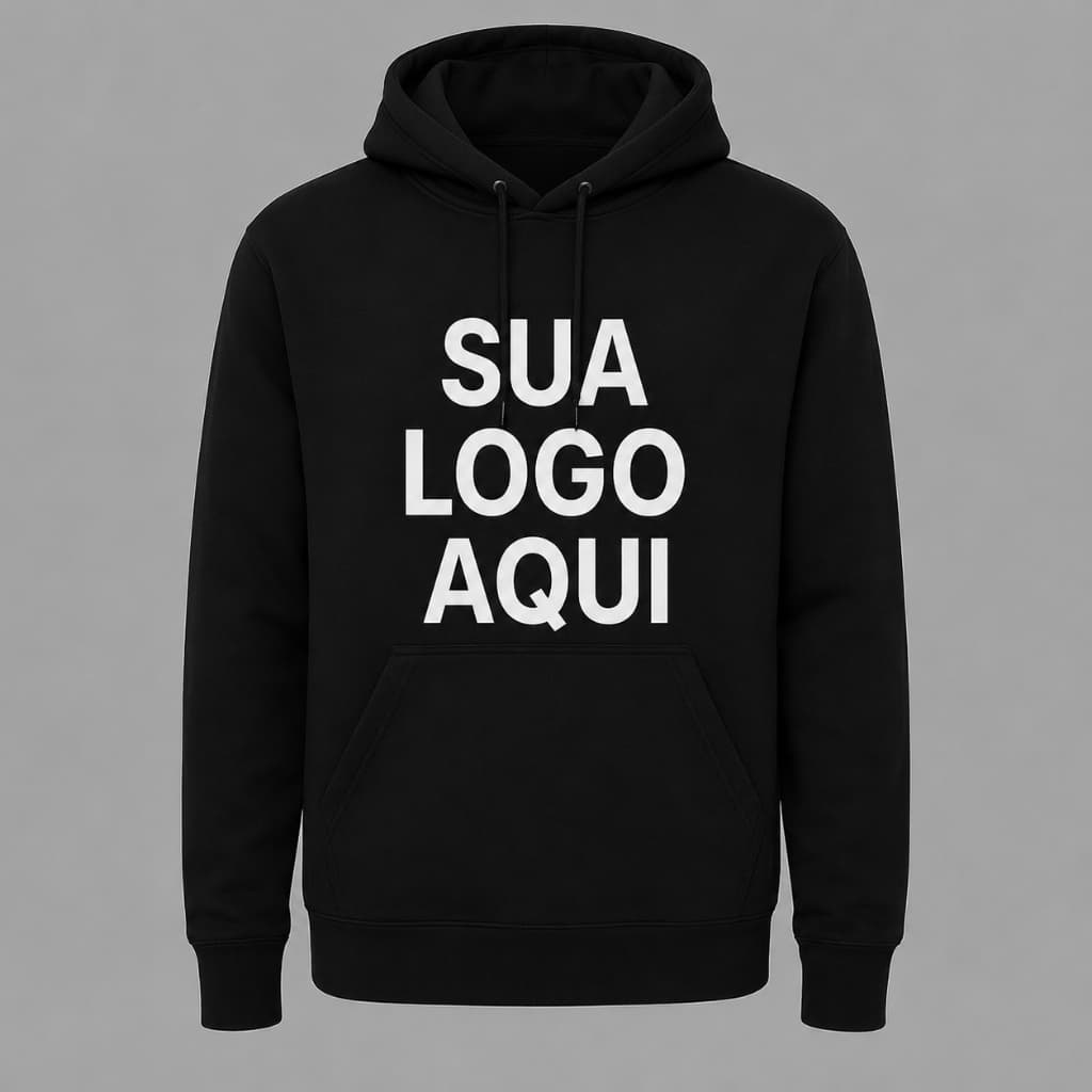 Moletom Canguru Personalizado Sua Arte Aqui | Estampa Exclusiva | Presente Criativo | Unissex | Capuz
