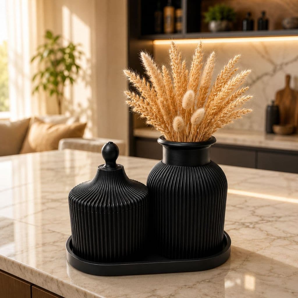 Kit Vaso com Bandeja Decorativa para Plantas Suculentas Cactos Decoração Casa Jardim