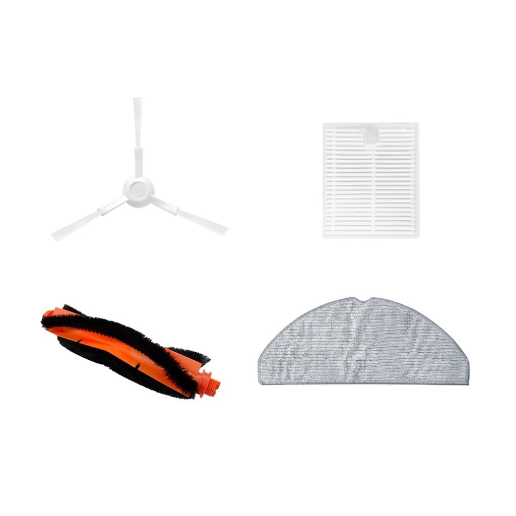 Peças Compatível Aspirador Xiaomi S20, D106, E12, E10, B112 Robô Vacuum Mijia Mop Kit Peça Escova + Filtro + Pano