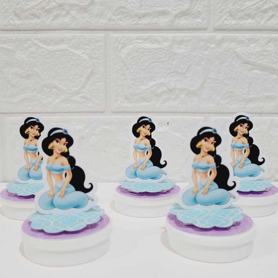 Aplique para Latinhas Princesa Jasmine Menina Festa Infantil Lembrancinhas Personalizadas.