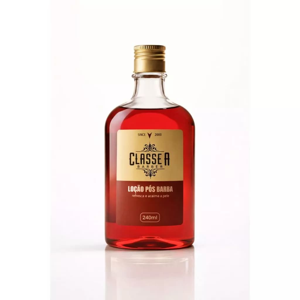 LOÇÃO PARA BARBA 240ML - CLASSE A CHEIROSA HIDRATA REFRESCA ACALMA OS FIOS