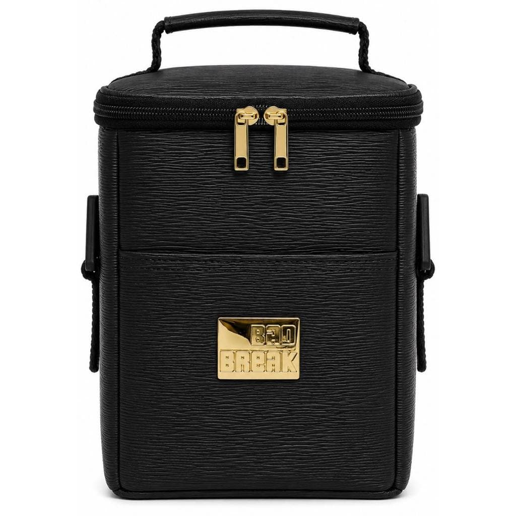 Bolsa Térmica Preto Para Marmita Fitness Bag Break Pequena  Reforçada com Alça de Ombro para Trabalho Academia Viagem