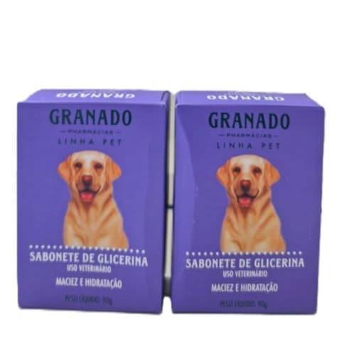 Kit 2 Sabonetes Granado Glicerina - Linha Pet - 90g(cada)