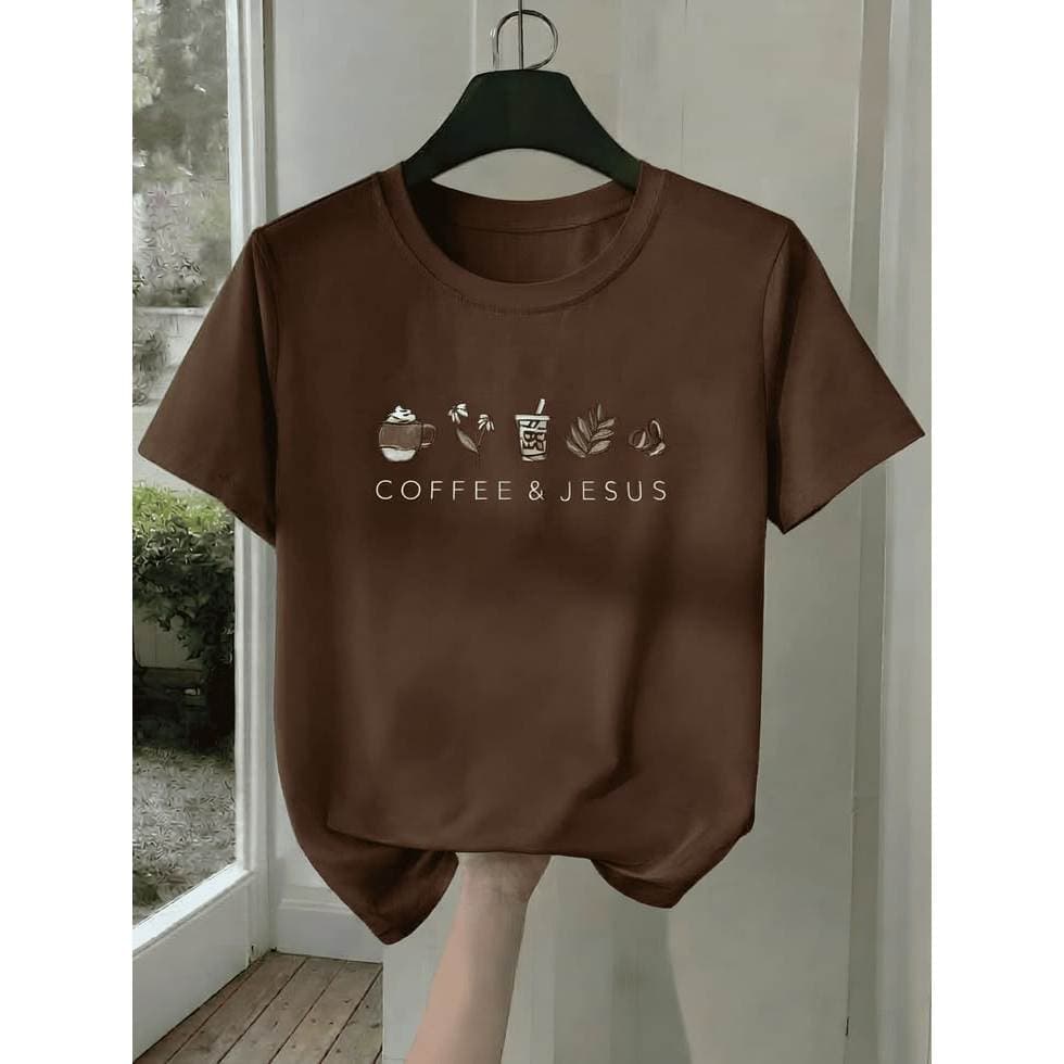 Camiseta Algodão Respirável Toque Macio Estilo Versátil Para Uso Diário E Lazer
