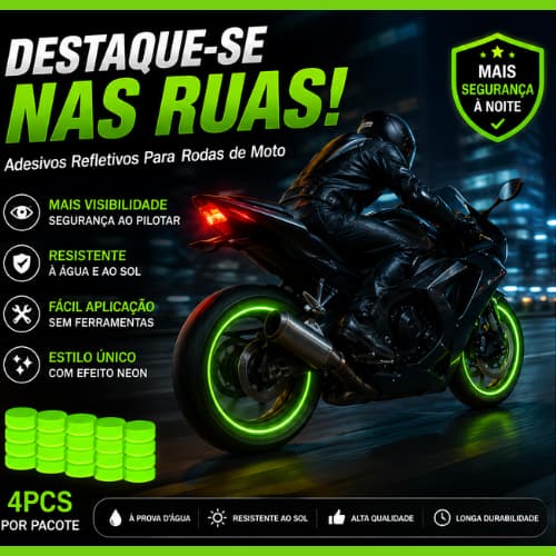 Tampinha Neon Moto Brilha No Escuro Bico De Pneu Fluorescente Verde Kit 4 8 12 16 Unidades
