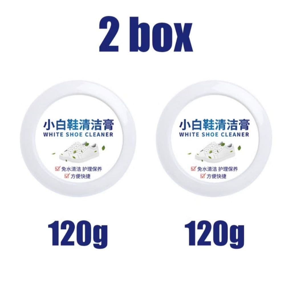 Kit 2 Cremes Limpadores Multiuso 120g Para Interiores De Carros Limpa Painel Banco De Couro Com Esponjas