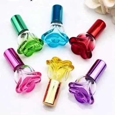 Kit 25 Vidro flor 7ml com tampa spray luxo13/410
