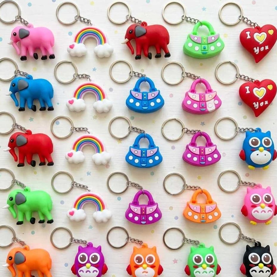 Kit Chaveiros Variados Unidades Diferentes Atacado Lembrancinha Festinha Festa Infantil Criança