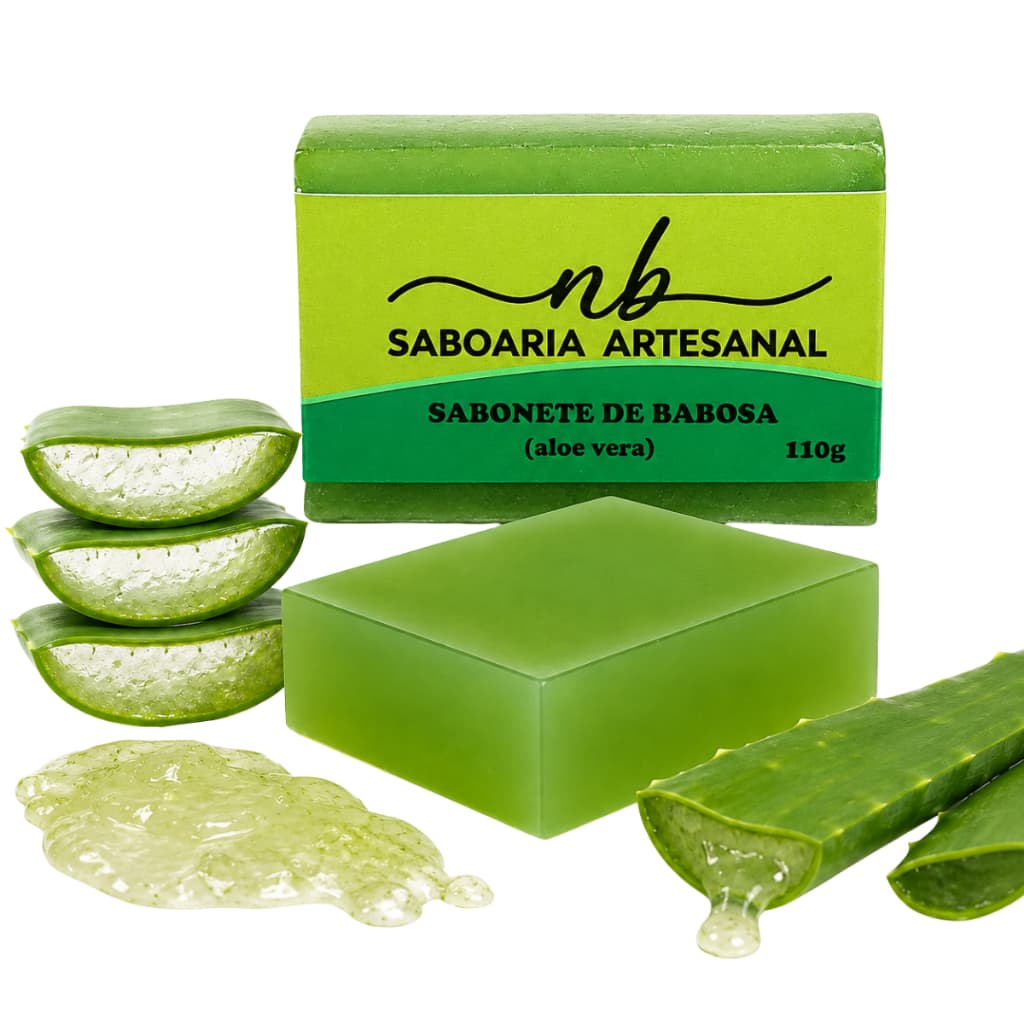 Sabonete Anti acne Babosa Artesanal Retira Manchas do Rosto