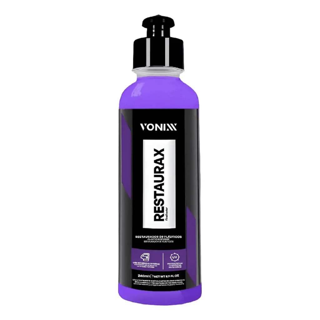 Restaurax Restaurador De Plastico 240 Ml Vonixx