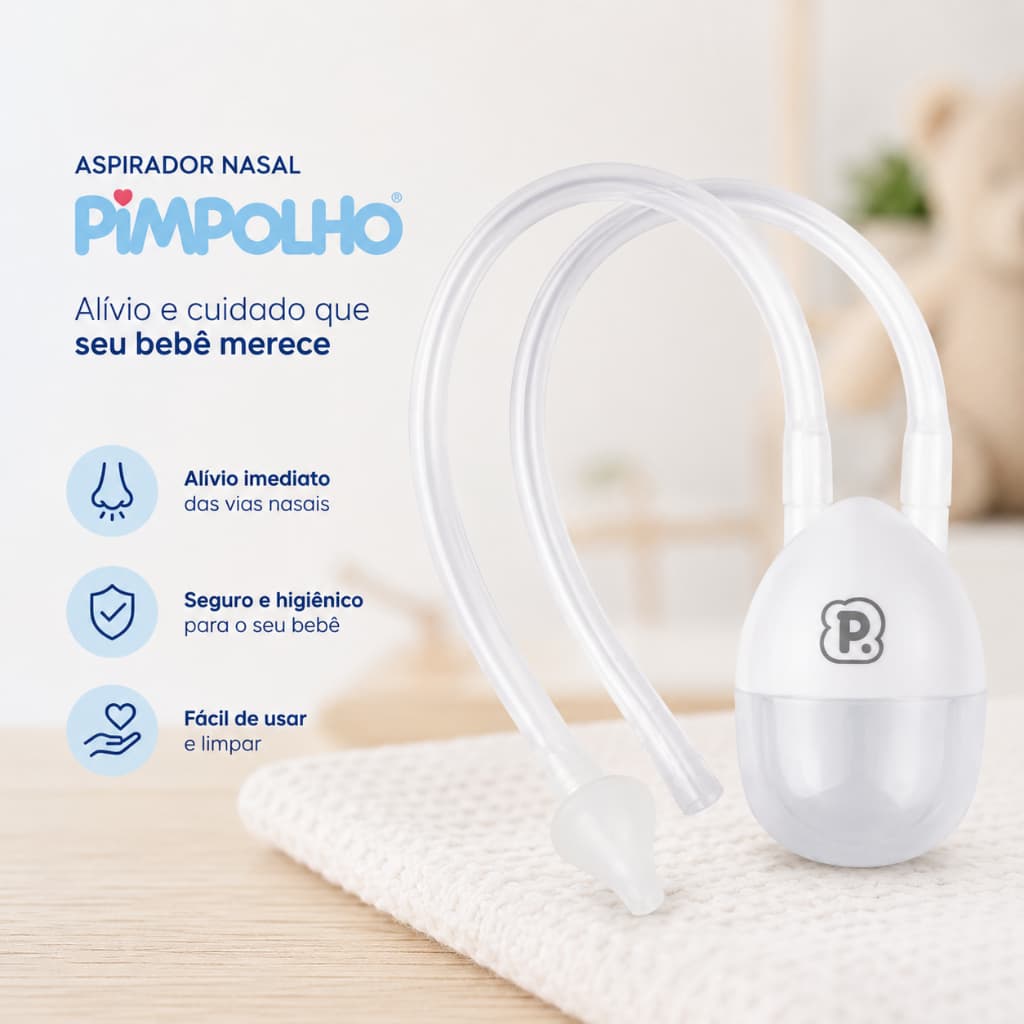Aspirador Nasal Bebe Infantil Sugador Higienizador Lavador Catarro Recém Nascido