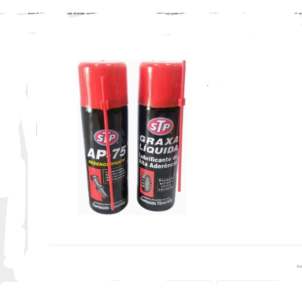1 Spray Graxa Liquida E 1 Desengripante Ap75 Stp 75ml/43g
