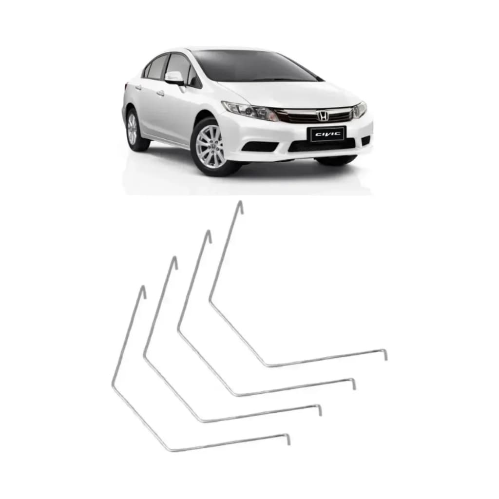 Mola Trava Pastilha Do Freio Dianteiro Honda Civic 2012/2016