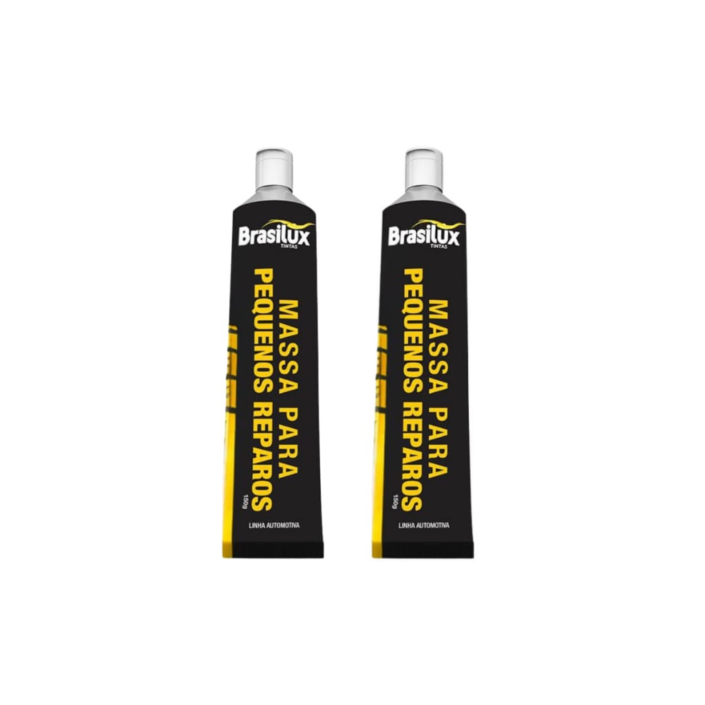 KIT 2 Massa para Pequenos Reparos Brasilux 150g – Correção Rápida de Imperfeições e Acabamento Profissional